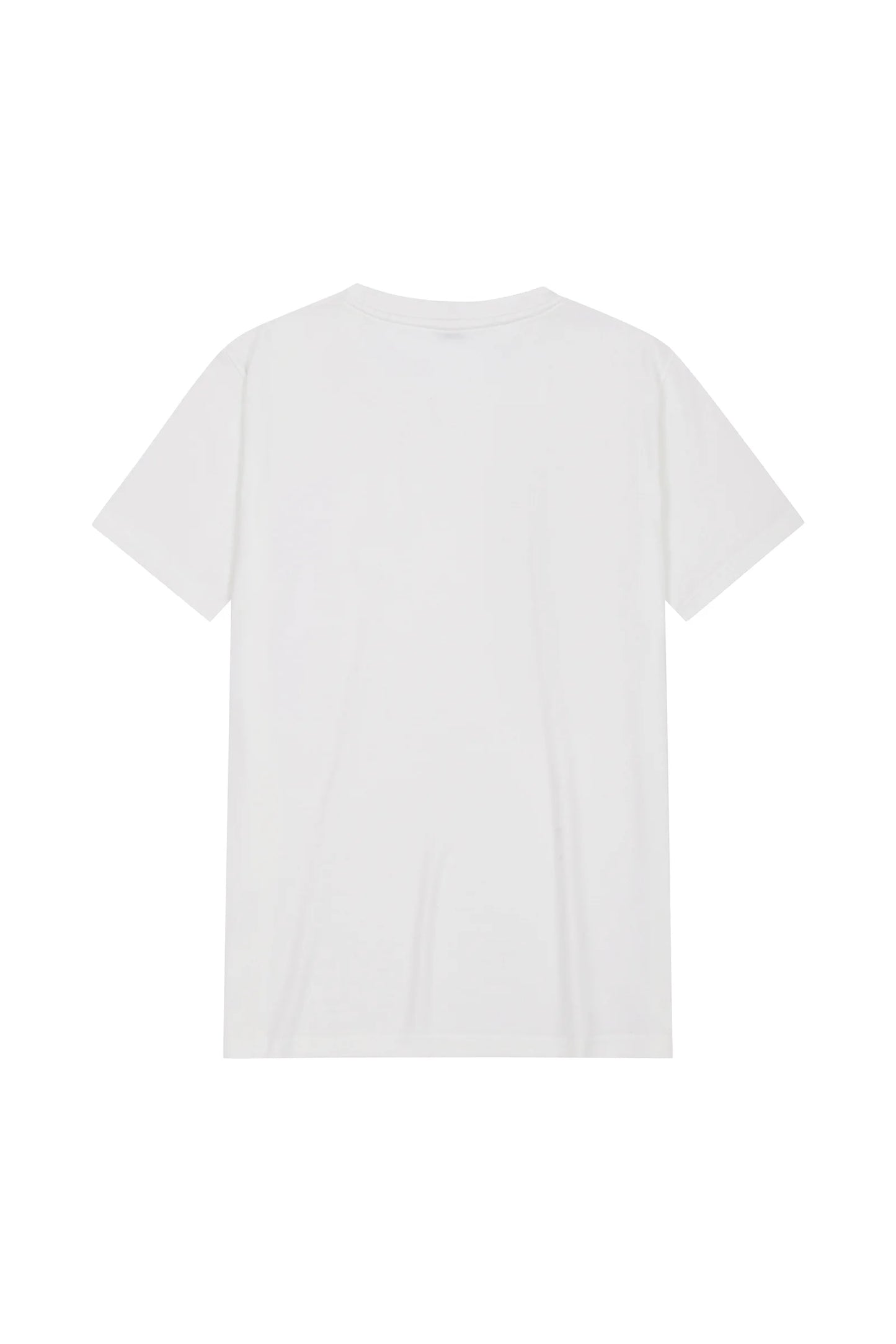 30CR–SHARP FITTED MERINO WOOL T-SHIRT IN OFF-WHITE