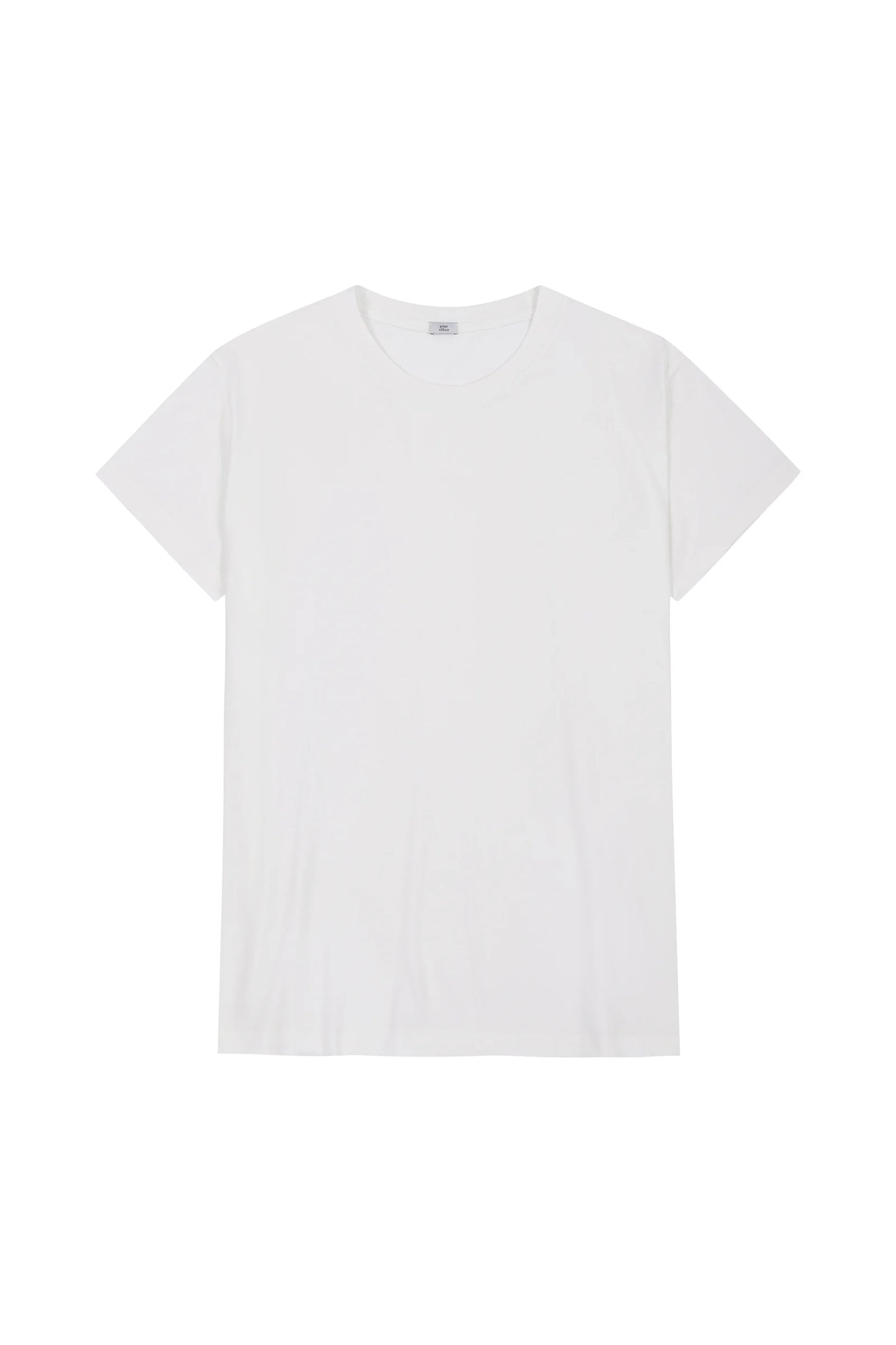 50CR–RELAXED MERINO WOOL T-SHIRT IN OFF-WHITE