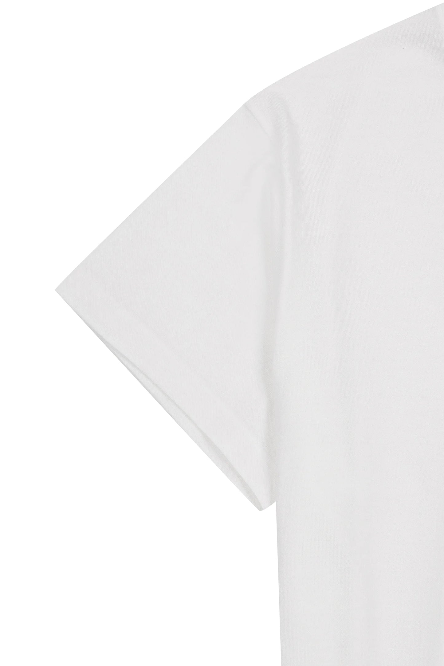 50CR–RELAXED MERINO WOOL T-SHIRT IN OFF-WHITE