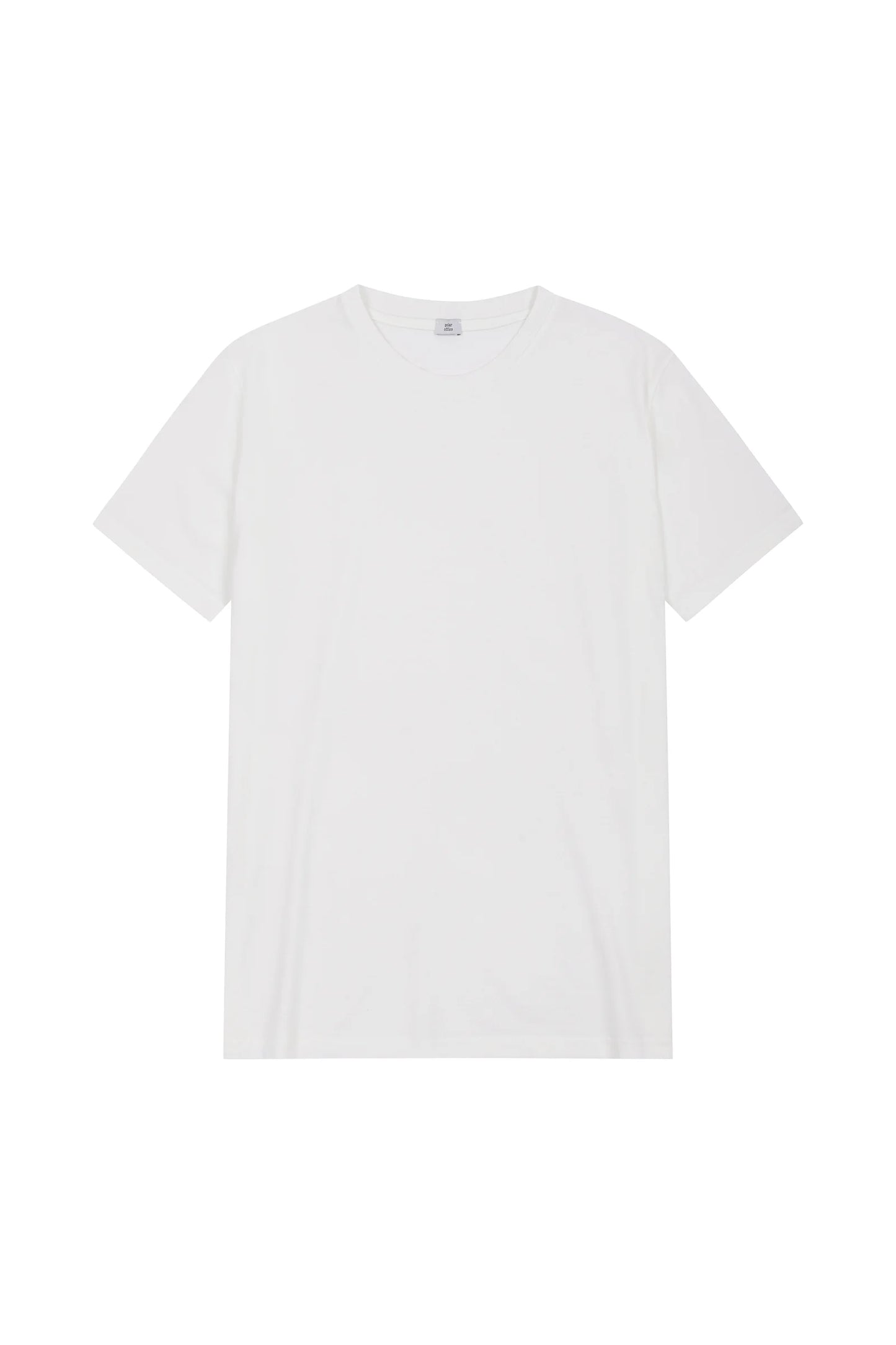 30CR–SHARP FITTED MERINO WOOL T-SHIRT IN OFF-WHITE